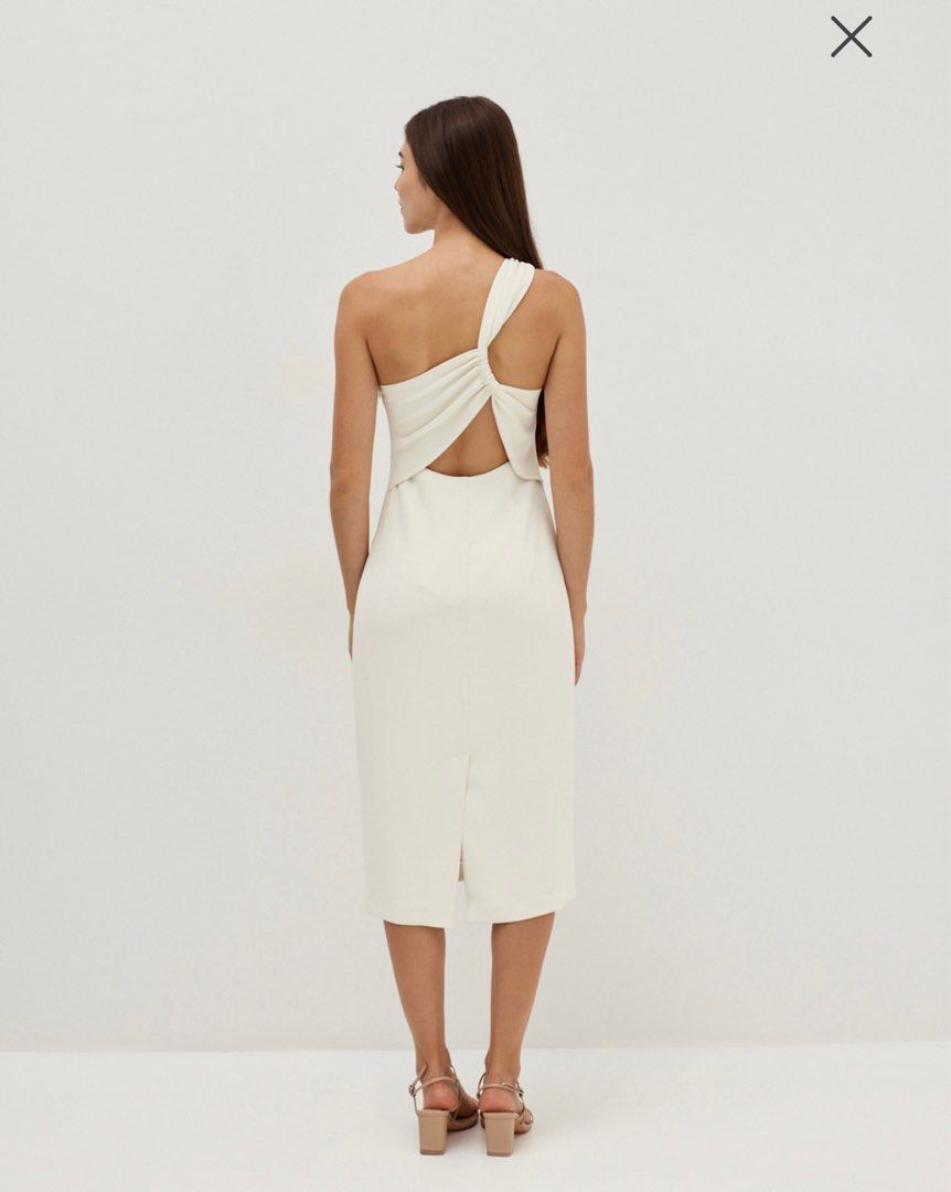 Kristina Padded Twist Back Dress