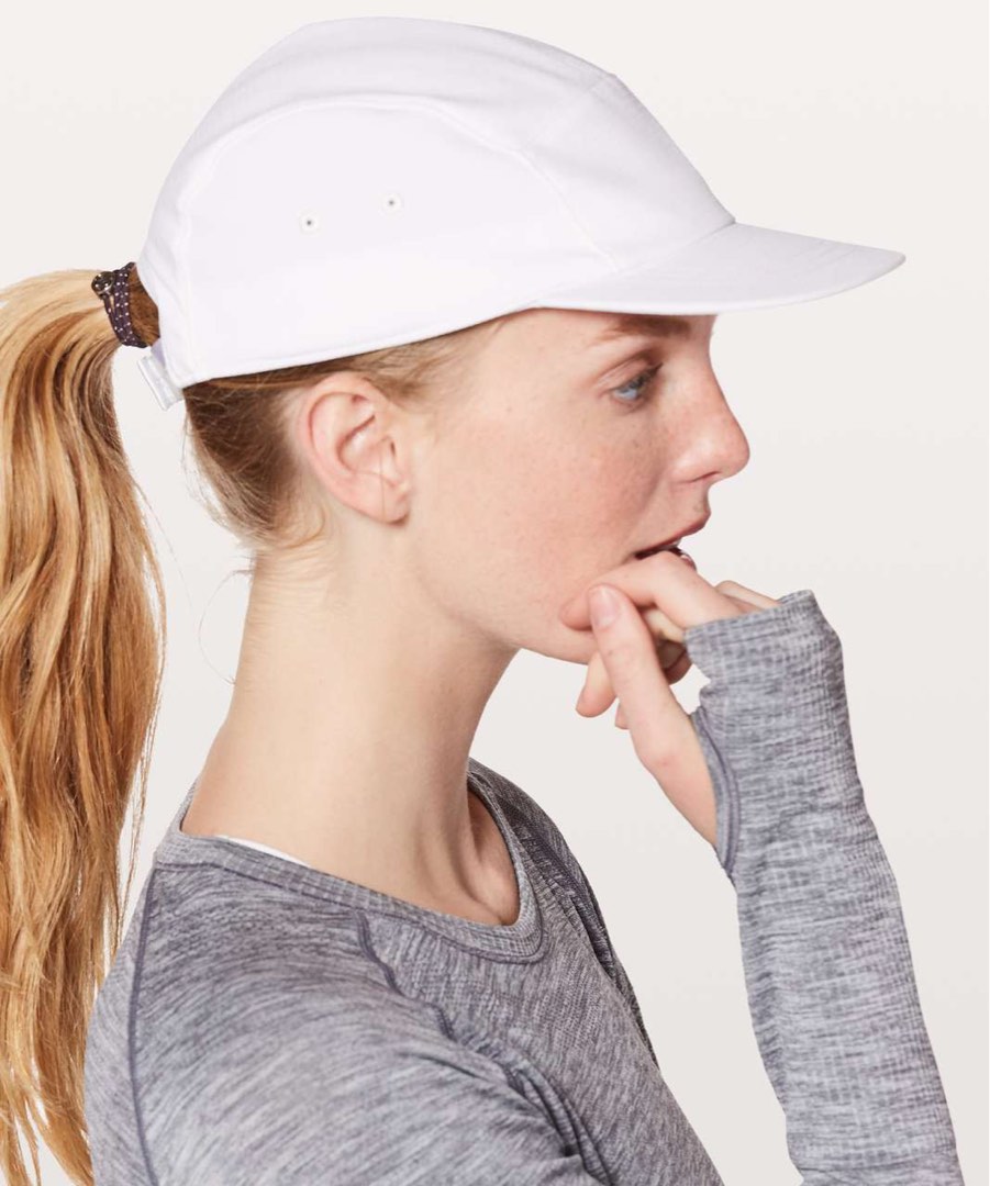 Lululemon white hat hotsell