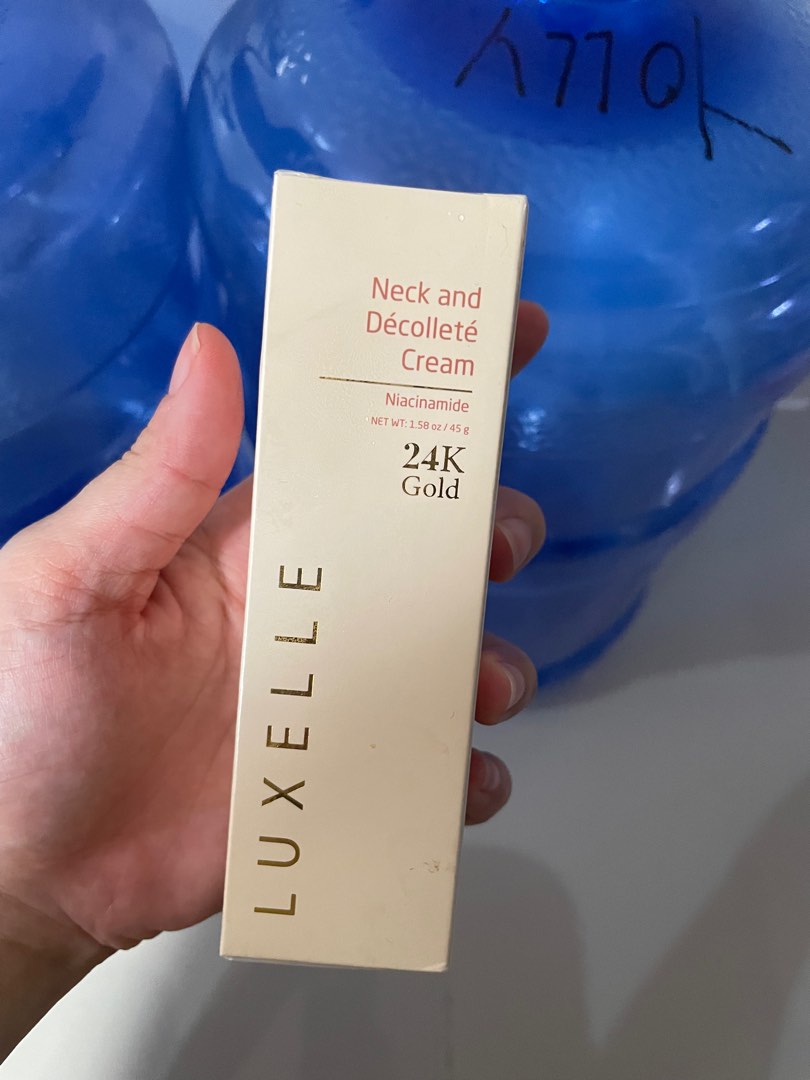 Luxelle neck and cream 24k Gold on Carousell