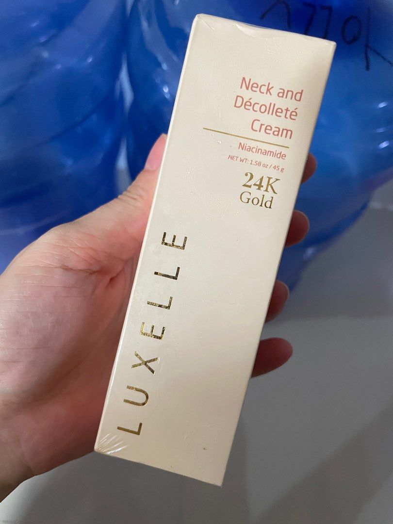 Luxelle neck and cream 24k Gold on Carousell