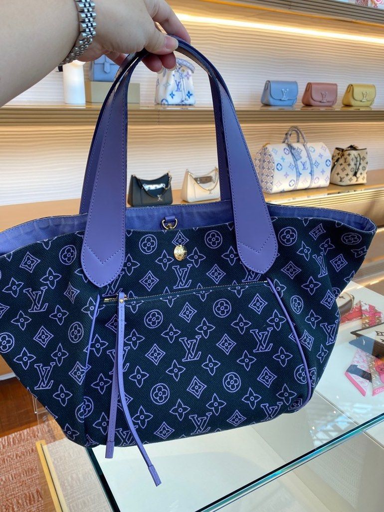 Louis Vuitton Louis Vuitton Cabas Ipanema GM Navy & Purple