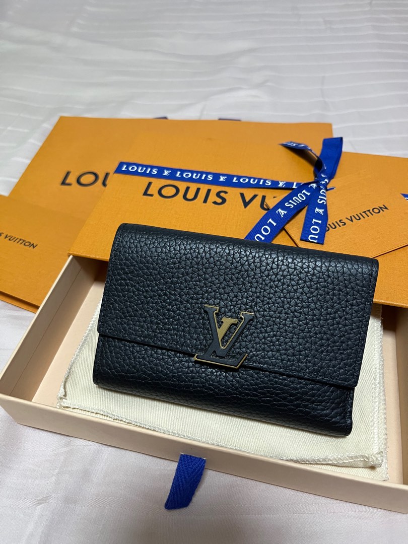 Replica Louis Vuitton M62157 Capucines Compact Wallet Taurillon Leather For  Sale