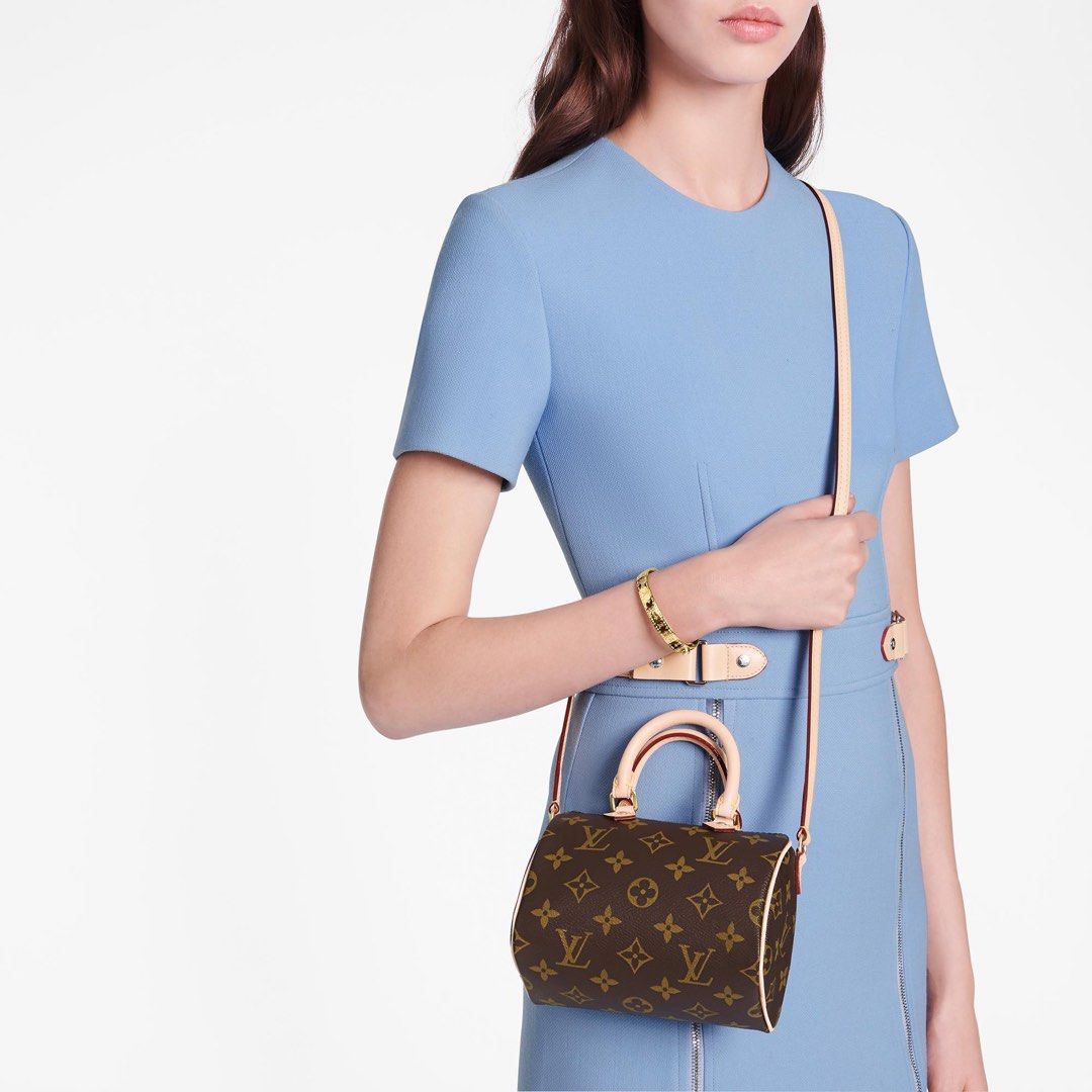 LV Nano Speedy, Women's Fashion, Bags & Wallets, Cross-body Bags