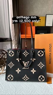 Louis Vuitton On The Go OTG MM Emp Noir Black Tote Bag BNIB, Luxury, Bags &  Wallets on Carousell