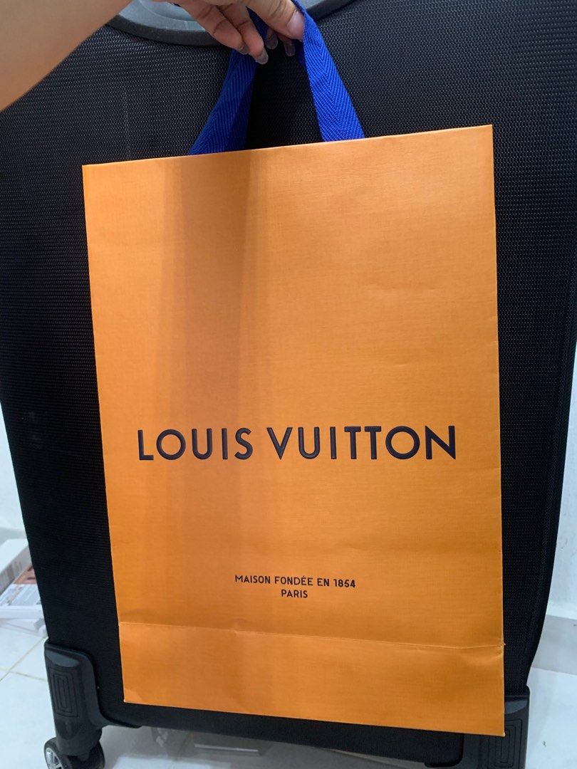 Authentic Louis Vuitton LV Paper Bag DIY Portrait, Luxury, Accessories on  Carousell