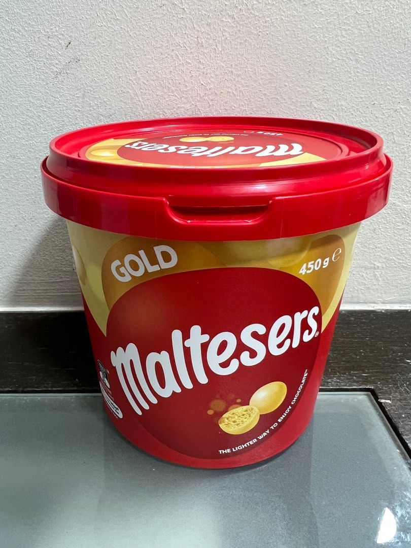 Maltesers Gold Tub, Food & Drinks, Other Food & Drinks on Carousell