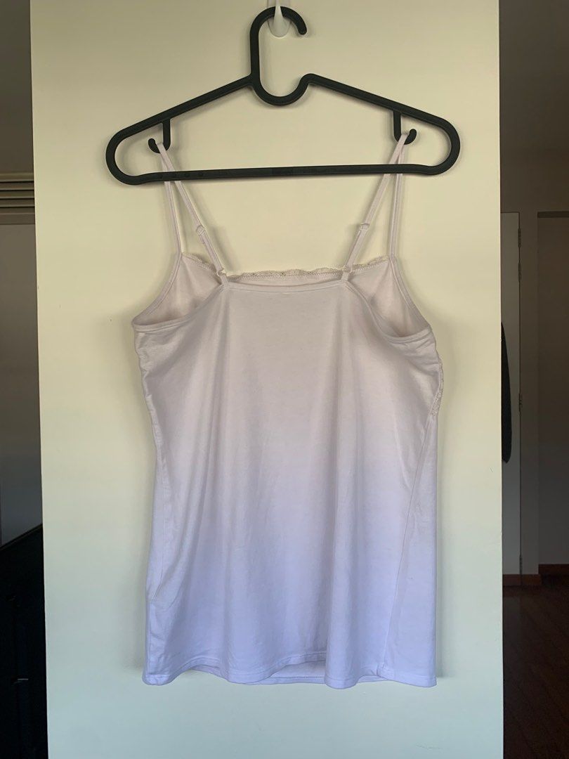 Marks Spencer White Spaghetti Strap Top L