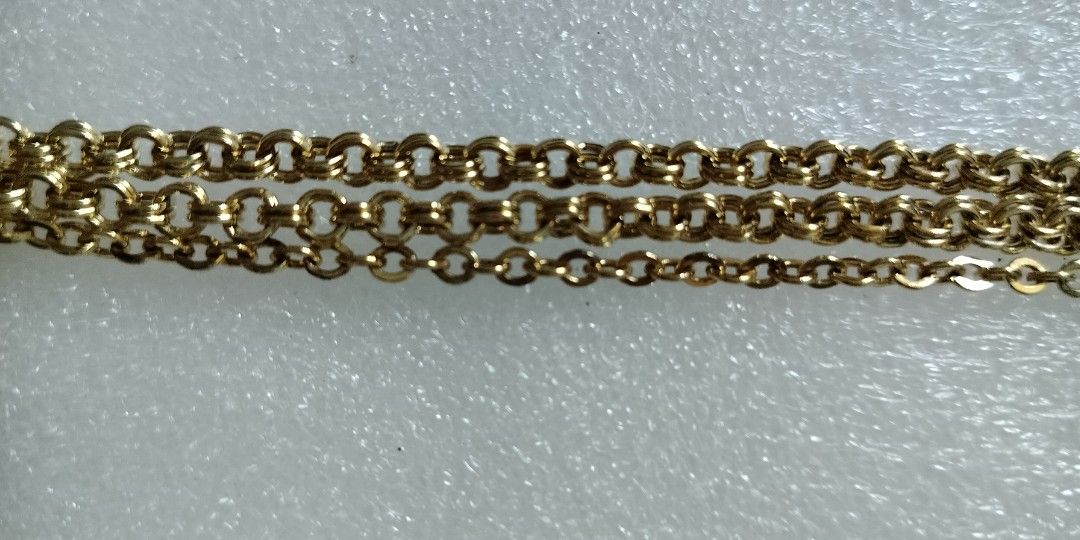 Glass cuban link chain on sale