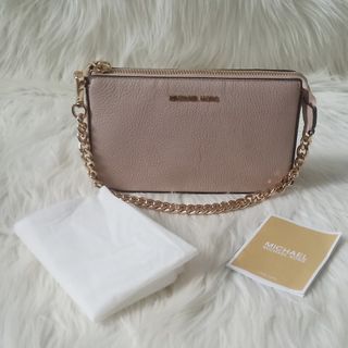 Michael kors Chain Poutchette Leather Authentic