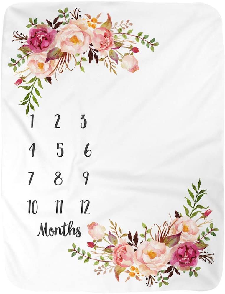 Baby monthly picture sales blanket