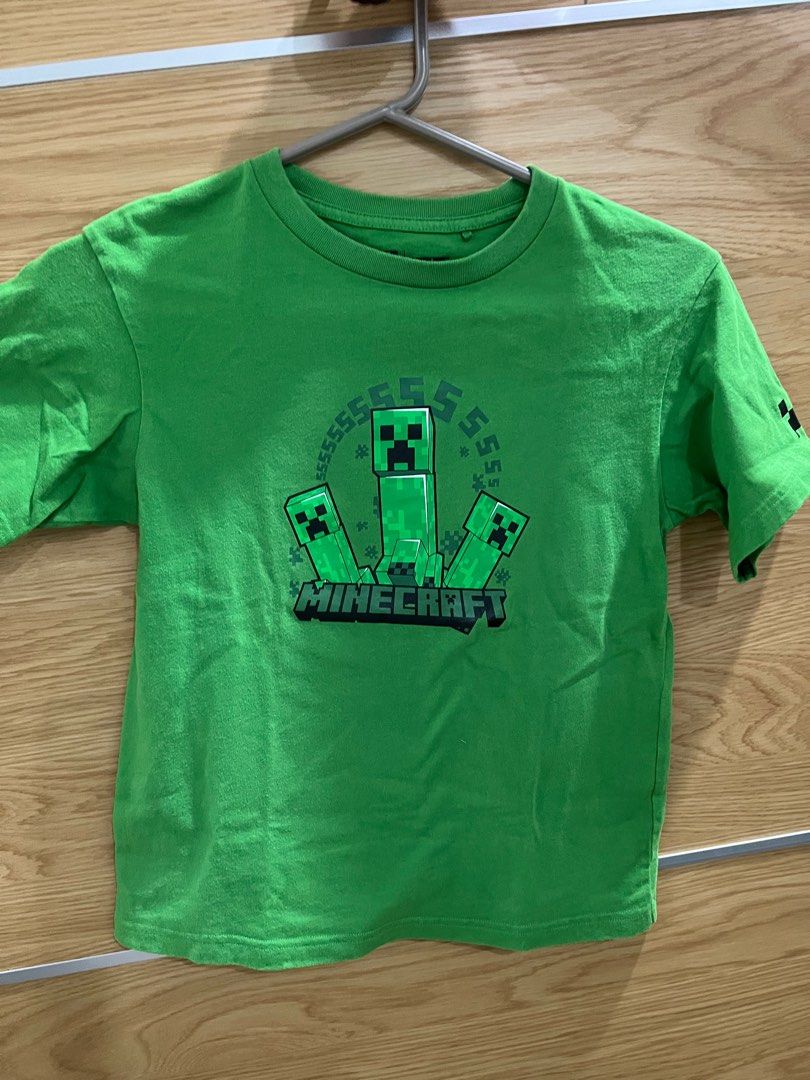 Minecraft tshirt boys uniqlo (Category: Babies & Kids Fashion) located in Manila. Submitted by peeknpicks (Listing ID 1237815496, Image 1). Description: Mincraft uniqlo branded shirt Fits 5-7yrs old.