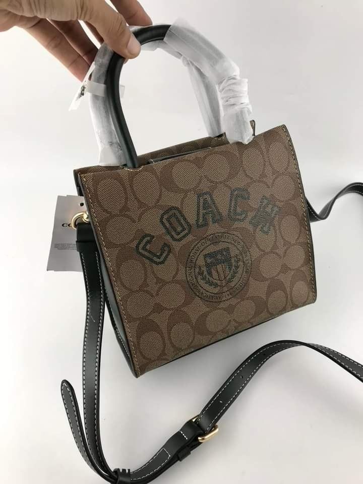 Mini cally crossbody in colorblock signature canvas outlet