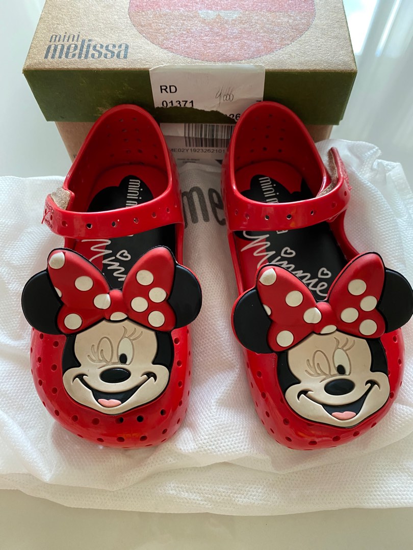 Authentic Mini Melissa Minnie Mouse Flats US 7