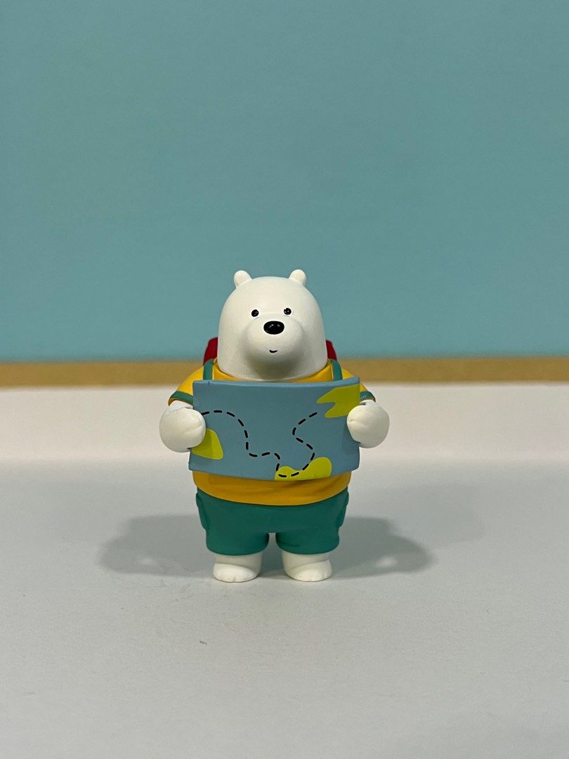 miniso we bare bears goto travel series ice bear, Hobbies & Toys