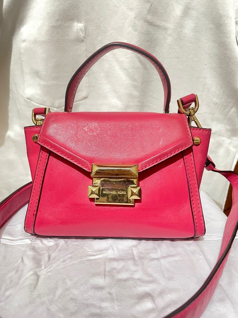 Mk Whitney mini pink rose di nego aja kk Barang Mewah Tas