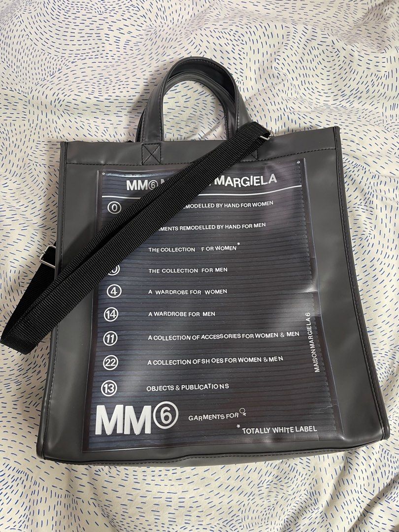 MM6 Maison Margiela Tote Bag Dark Grey, 名牌, 手袋及銀包- Carousell