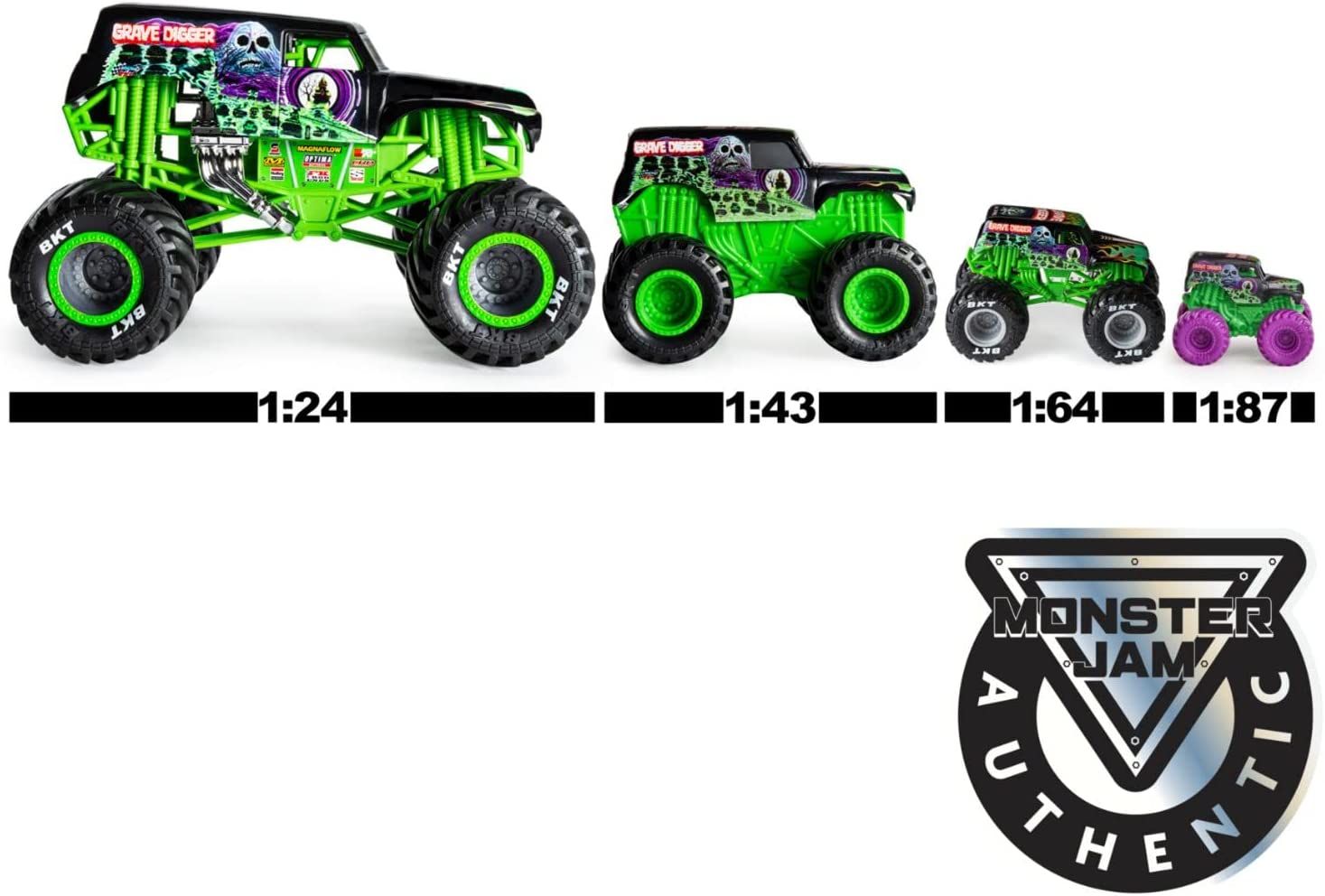 Monster Jam, Official Sparkle Smash Monster Truck, Collector Die-Cast