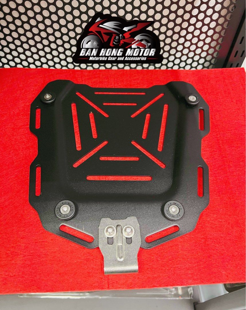 Motorcycle Top Box 45L ABS Top Box! Stylist Black! IN STOCK