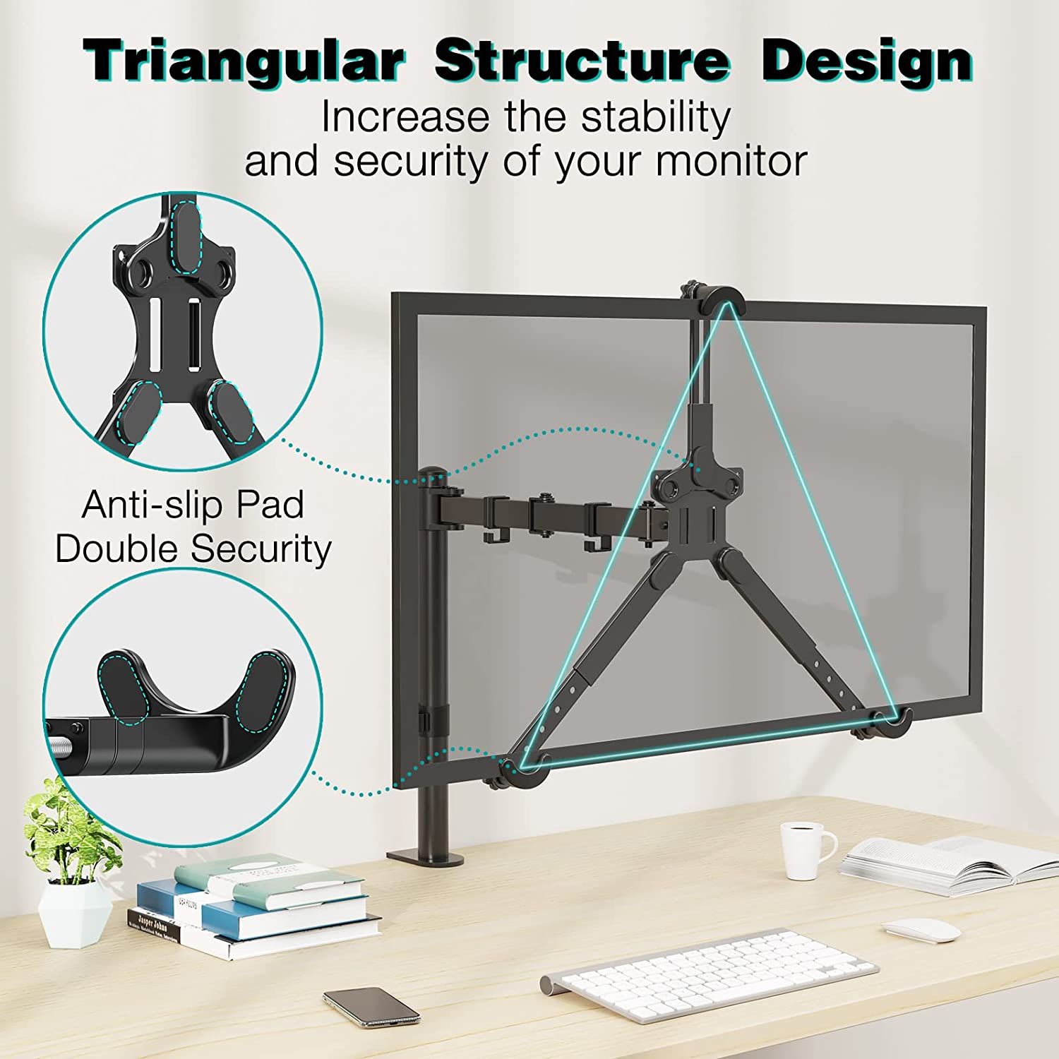 MOUNT PRO VESA Mount Adapter, Universal Non-VESA Monitor Mount Adapter ...