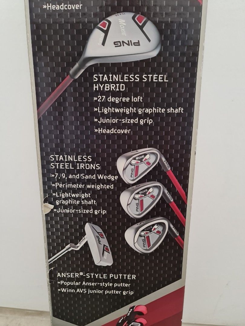 Moxie I Ping Junior Golf Set (1011yr old)or (137 152cm), Sports