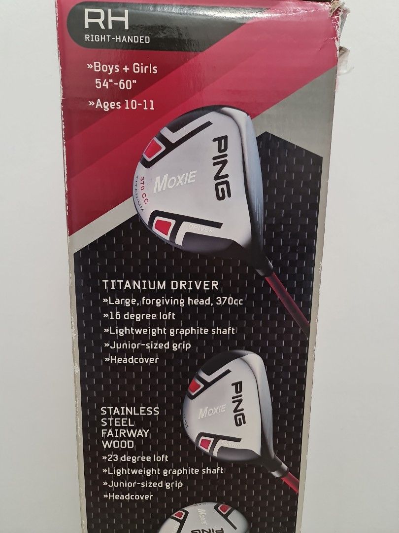 Moxie I Ping Junior Golf Set (1011yr old)or (137 152cm), Sports