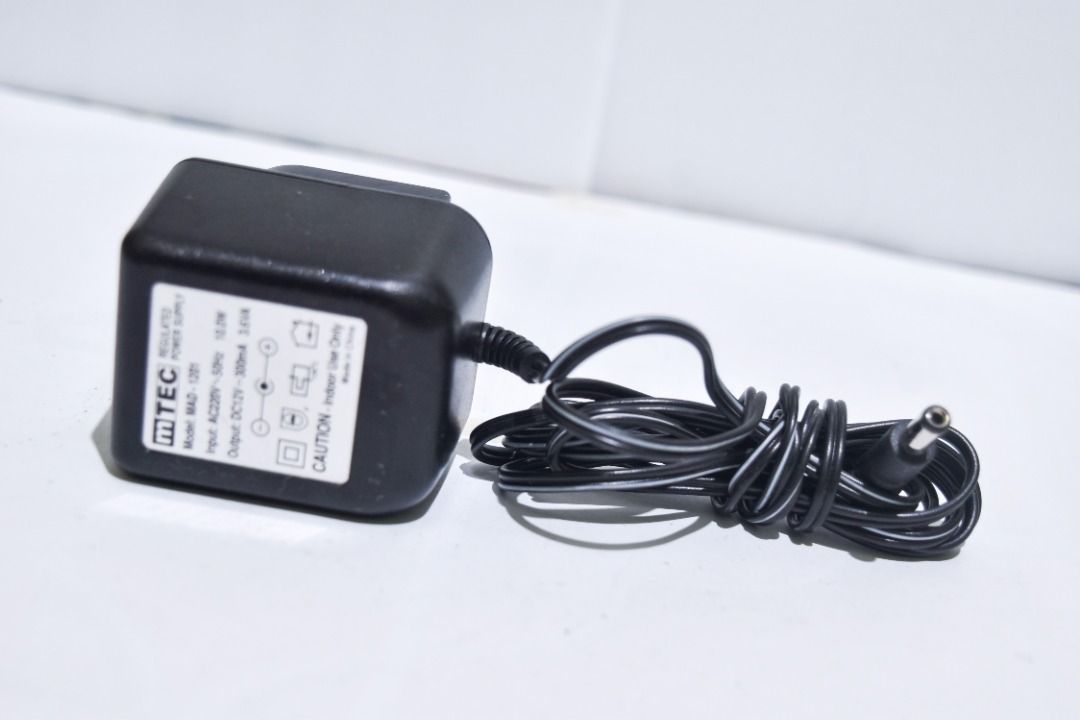 mtec MAD 1201 adapter regulated power supply 50 pesos (Category: Cables & Adaptors) located in Manila. Submitted by unclevin29 (Listing ID 1237774995, Image 1). Description: bawas kalat.. test to sawa.. Mtec regulated power supply Model: MAD - 1201 Input: AC220V~50hz 10.0W Output: DC12V - 300mA 3.6VA.