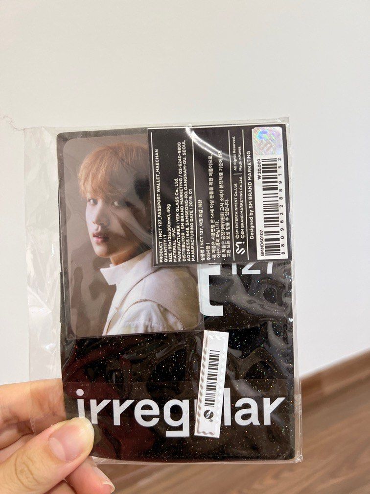 NCT 127 Haechan Passport Wallet, Hobbies & Toys, Memorabilia