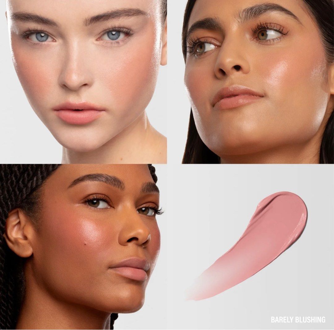 New! Makeup by Mario Soft Pop Plumping Blush Veil in Barely Blushing