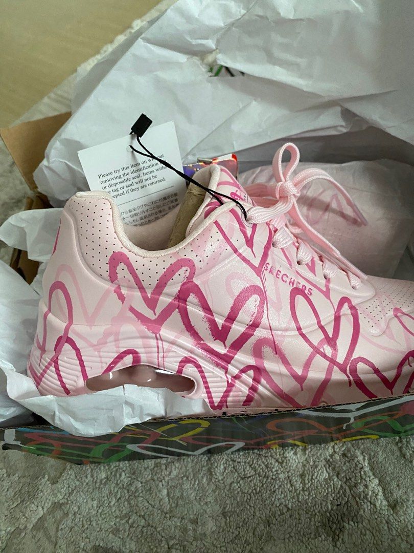 New Skechers Uno Spread Love Women s Fashion Footwear Sneakers