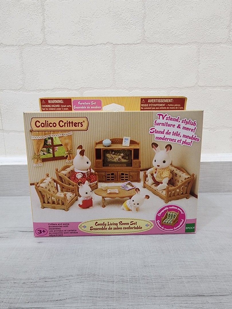 Sylvanian families comfy living room set hot sale
