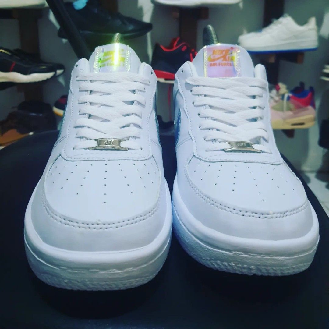 07 Lv8 Iridescent Air Force Iridescent Swoosh Pixel Swoosh Nike Air