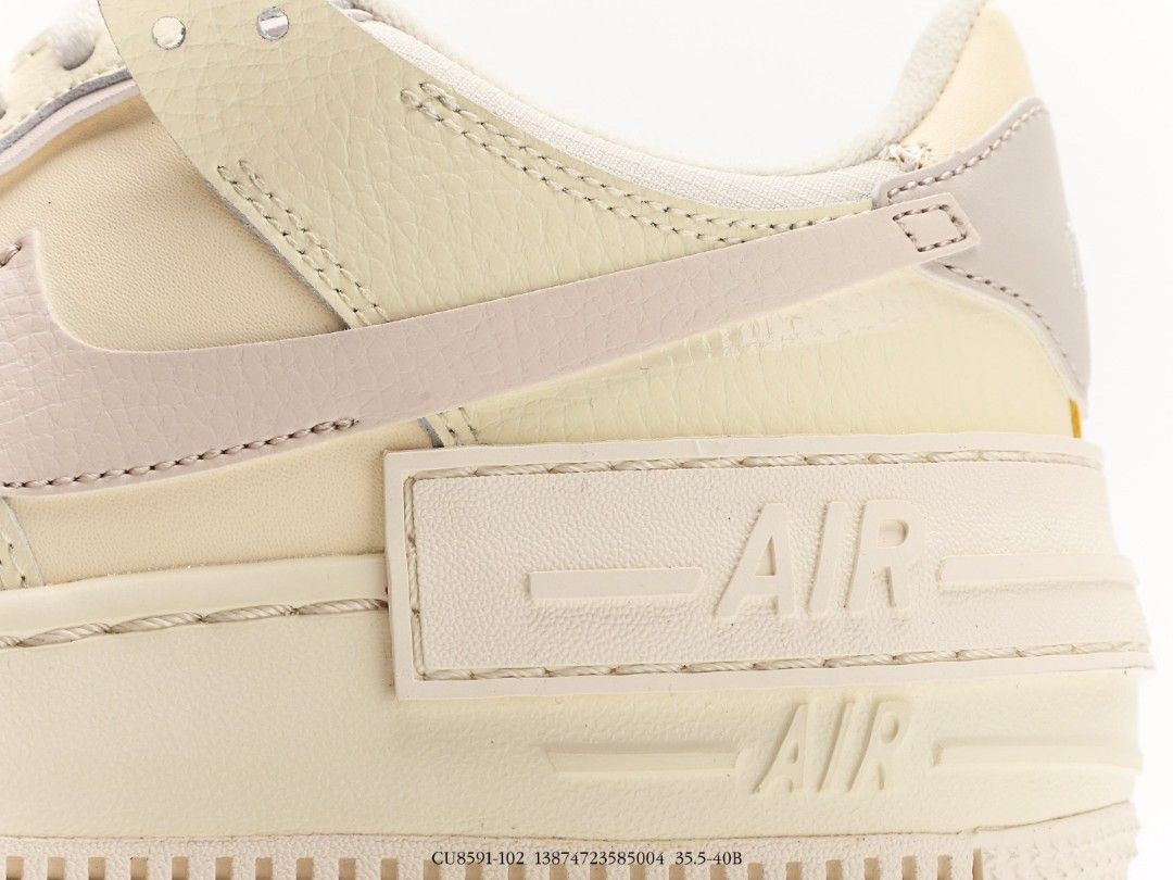 Nike Air Force 1 Low Shadow Coconut Milk shoes US 5.5 US 8, Women's