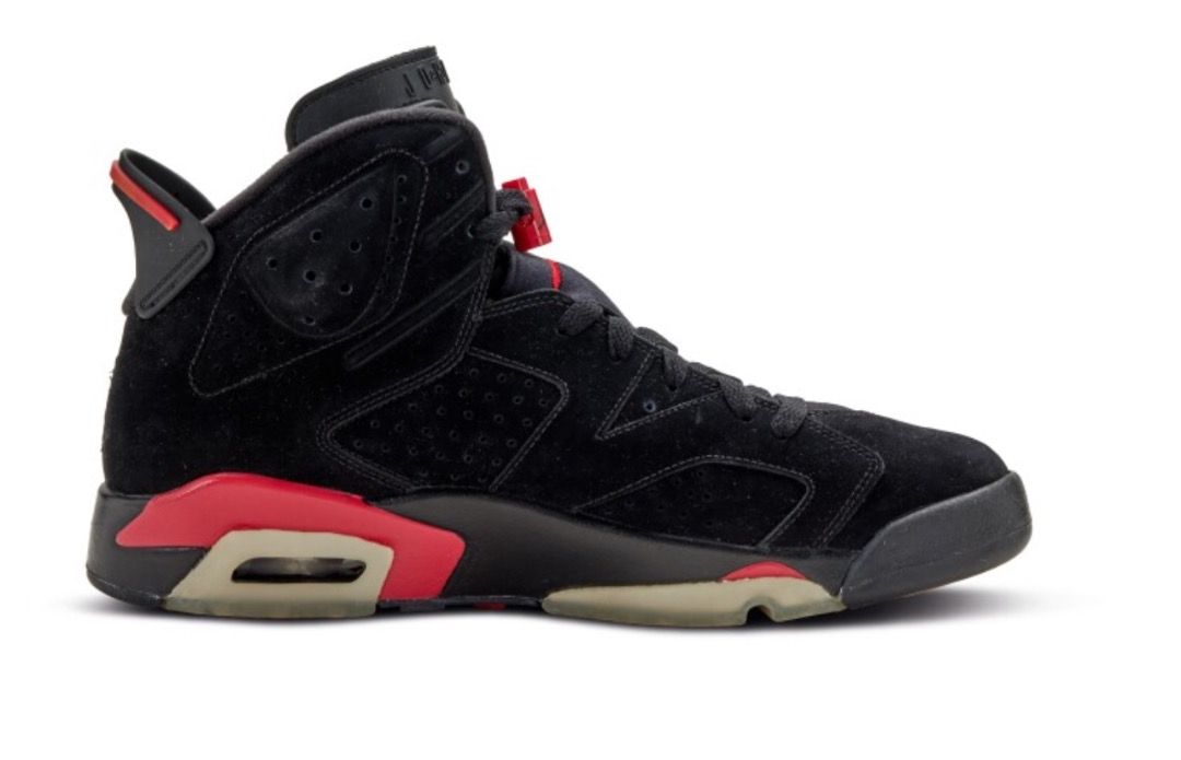 jordan 6 black varsity red
