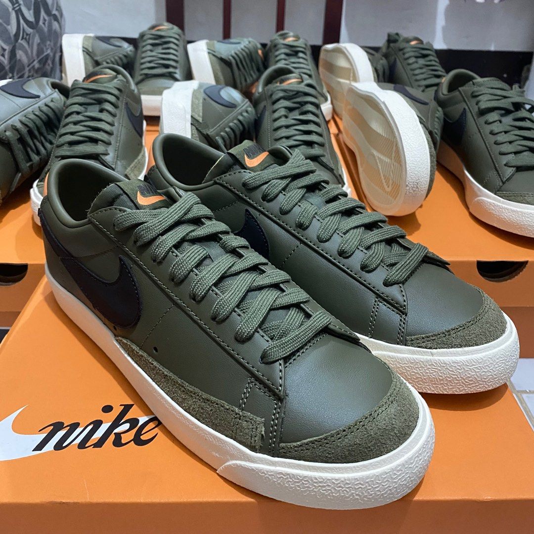 Nike blazer low shop womens olive