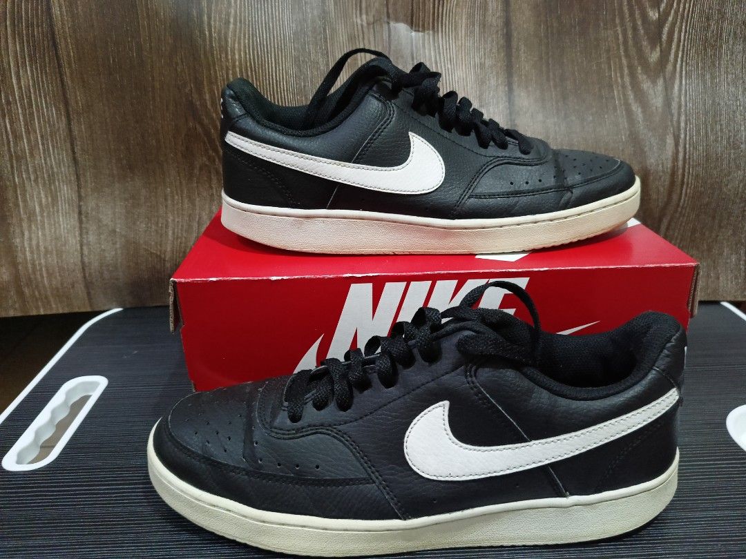 Nike Court Vision Low Black 2019 Fesyen Pria Sepatu Sneakers di