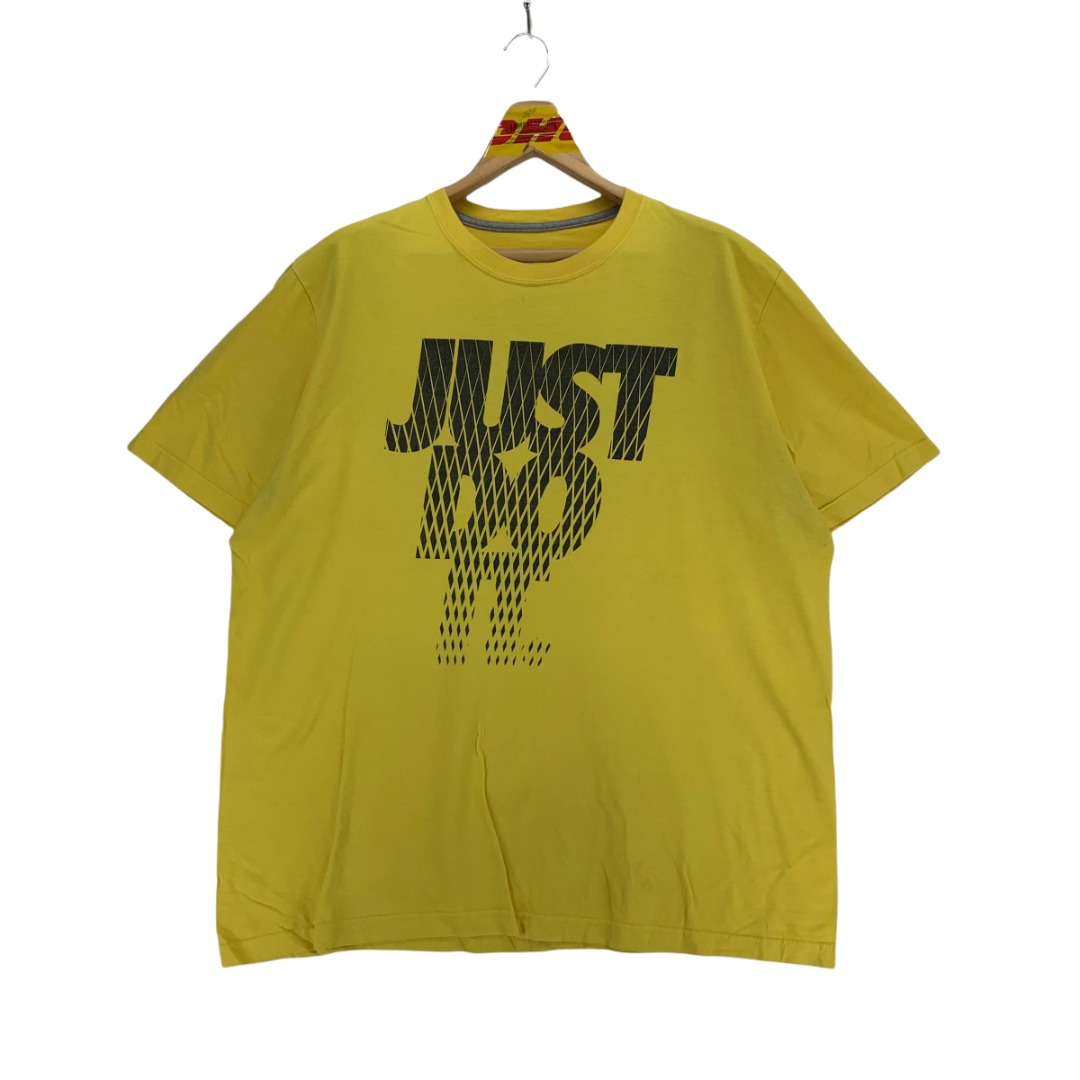 Yellow just do it shirt sale