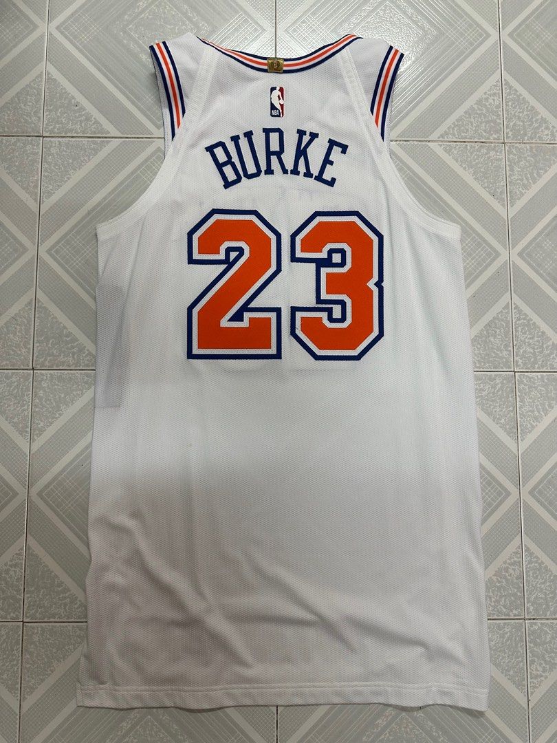 Nike Nba burke jersey size 46 game used Carousell