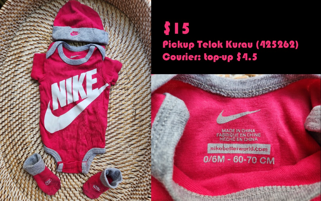 Newborn nike clothing top