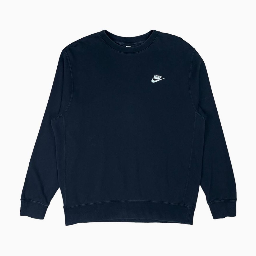 Nike small Logo Crewneck Sweatshirt Men s Fashion Tops Sets Hoodies on Carousell