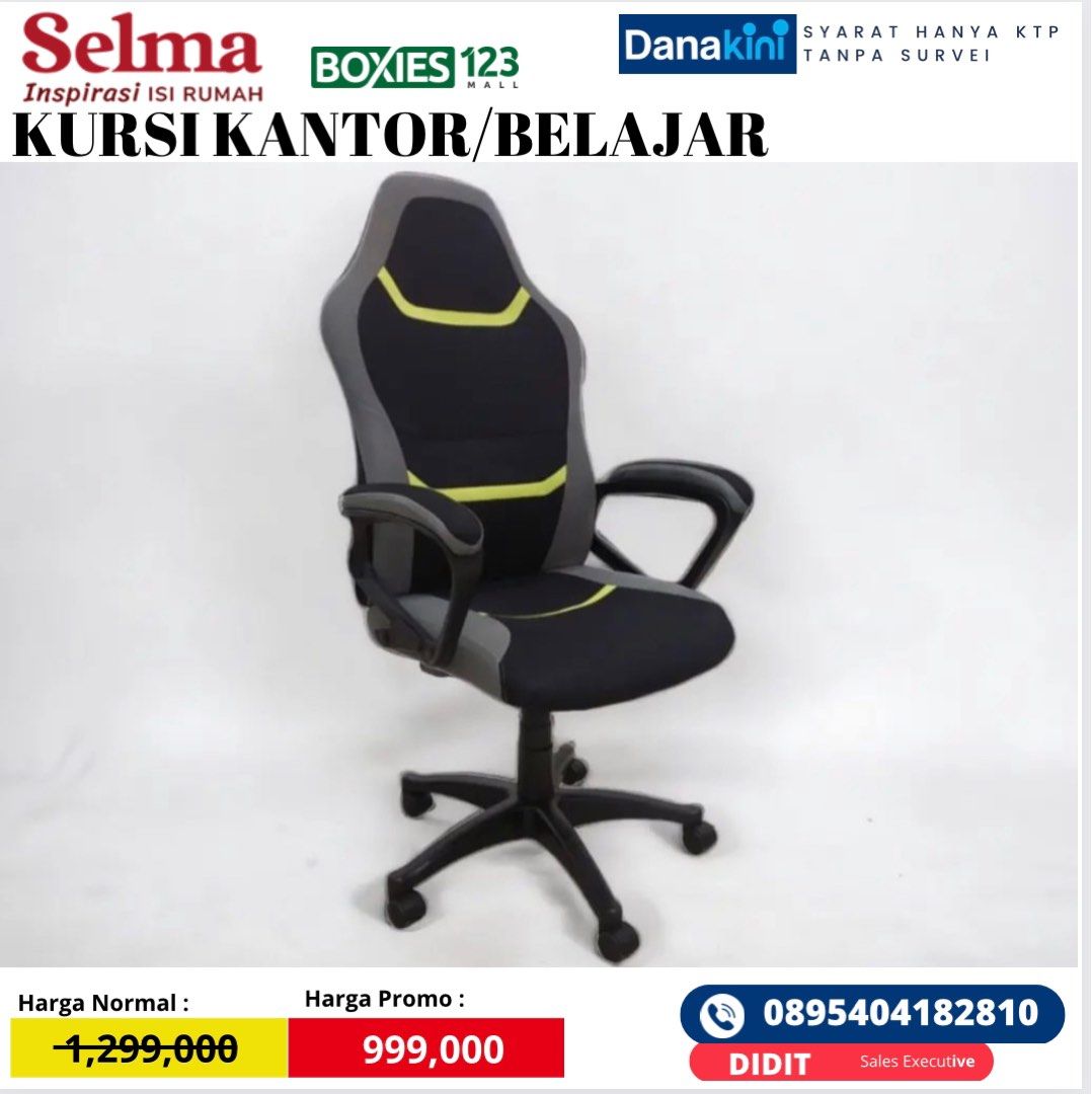 Obral kursi kantor gaming bisa cicilan, Perabotan Rumah di Carousell
