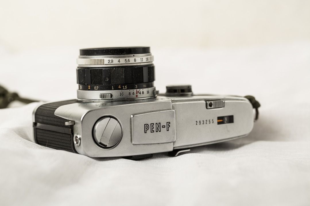 Olympus Pen F film camera with Zuico 38mm f2.8 lens on Carousell
