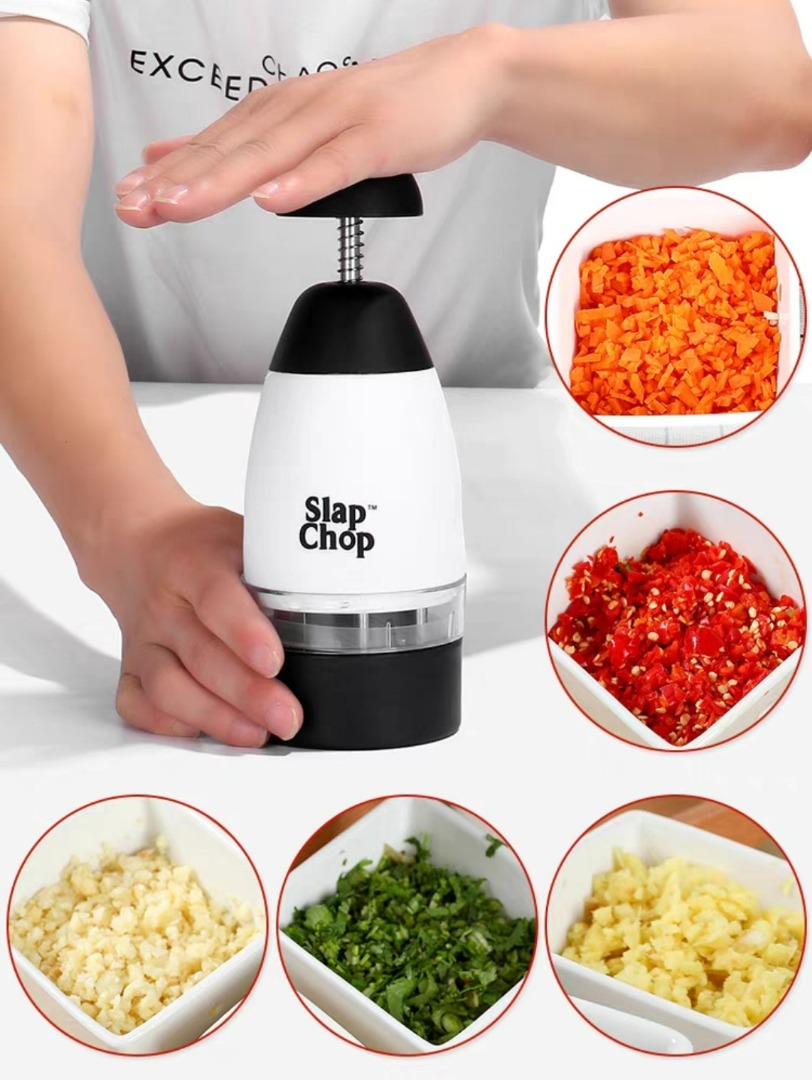 Garlic Triturator Food Chopper: Slap Chop For Chopping Fruits, Vegetables,  And Garlic