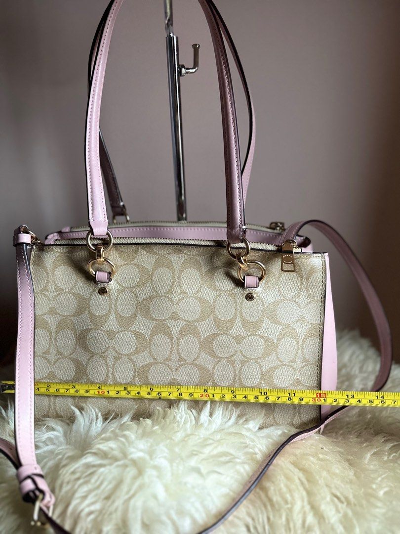 Original Coach Etta Carryall Signature Light Khaki Women s