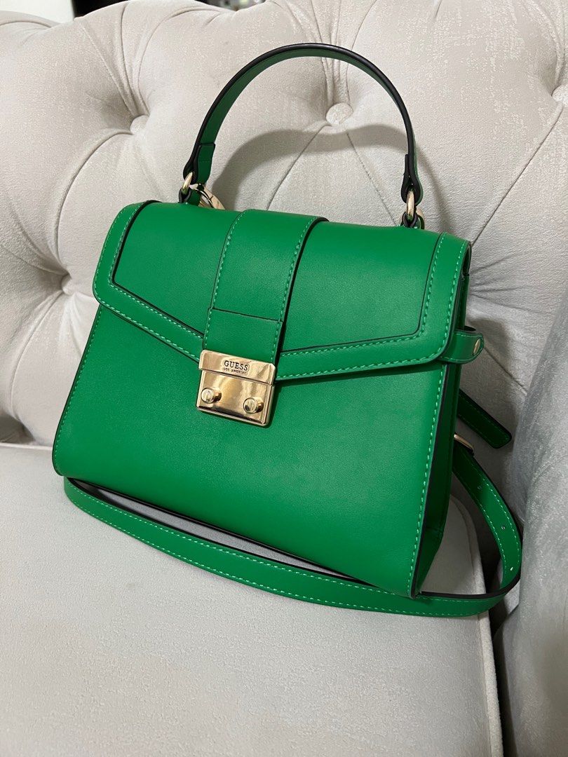 Green cheap guess bag
