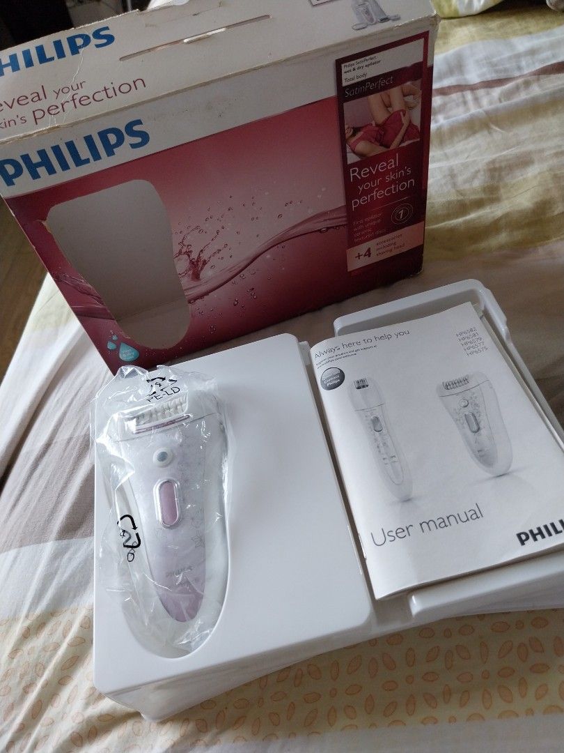 Original Slightly Used Philips Epilator, Beauty & Personal Care, Bath