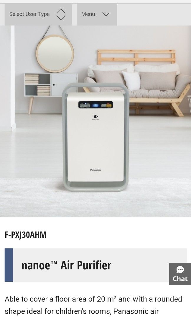 Panasonic FPXJ30AHM Air Purifier WellMaintained, Effective