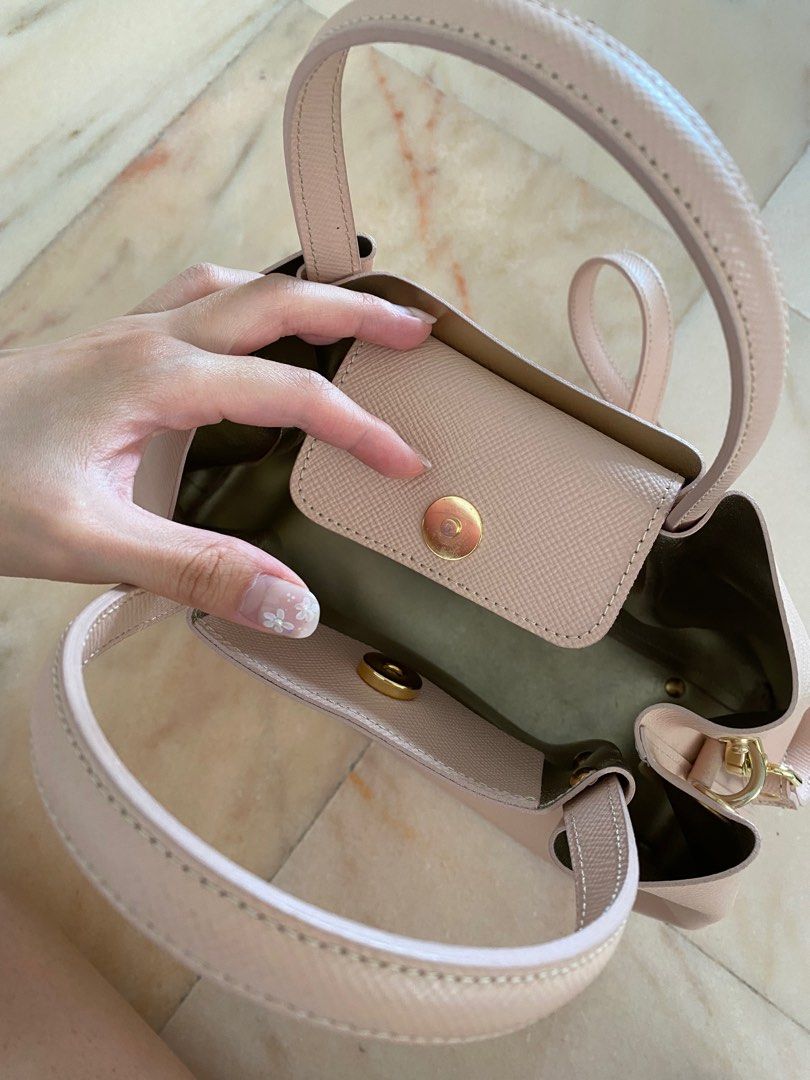 Pastel pink bag, Women's Fashion, Bags & Wallets, Crossbody Bags on