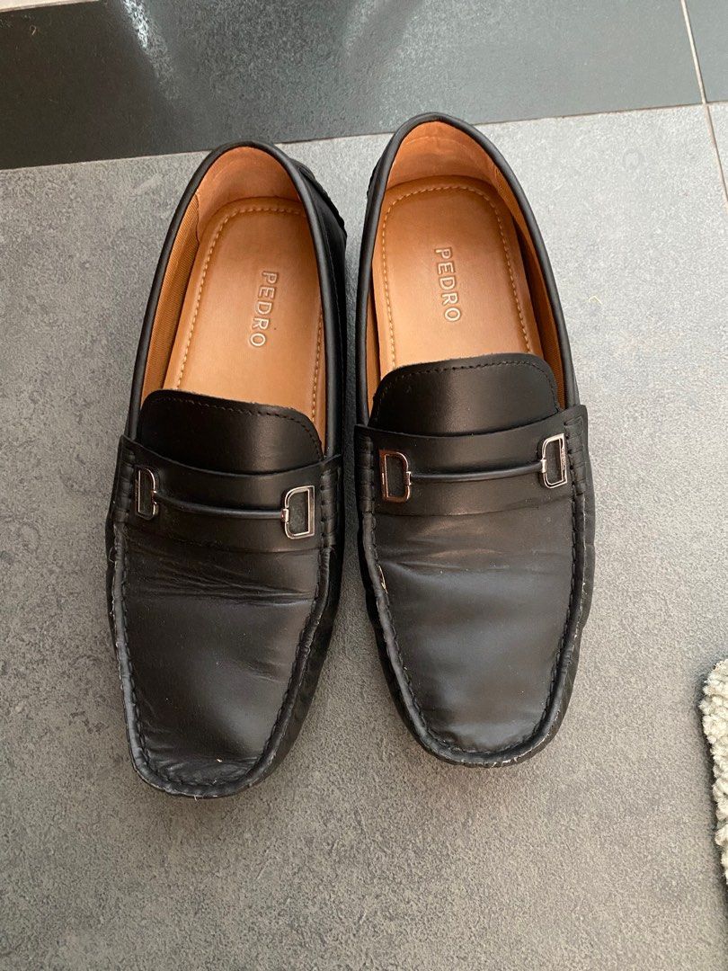 Pedro black loafers 39 Men s Fashion Footwear Dress Shoes on