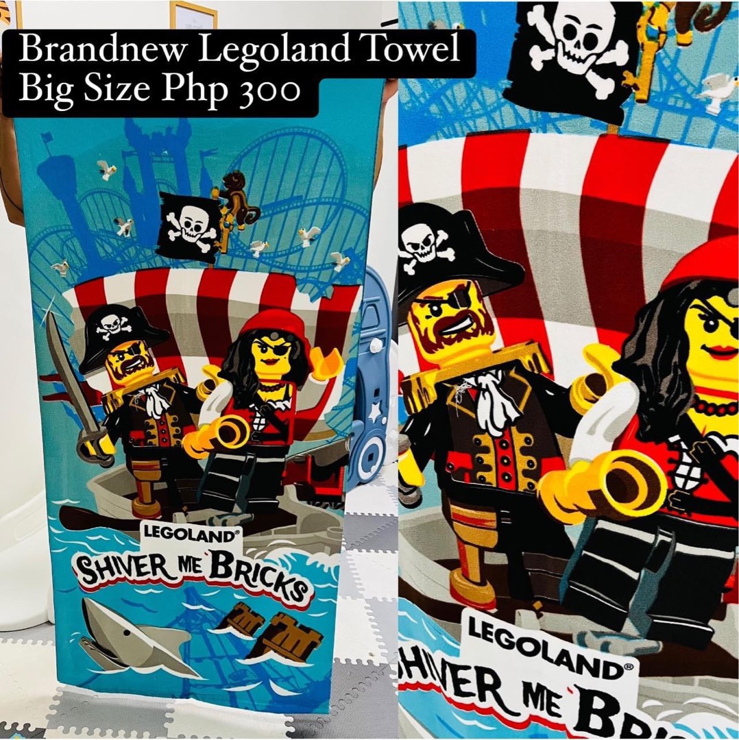 Pirate Towel Legoland Bath Towel Kids on Carousell