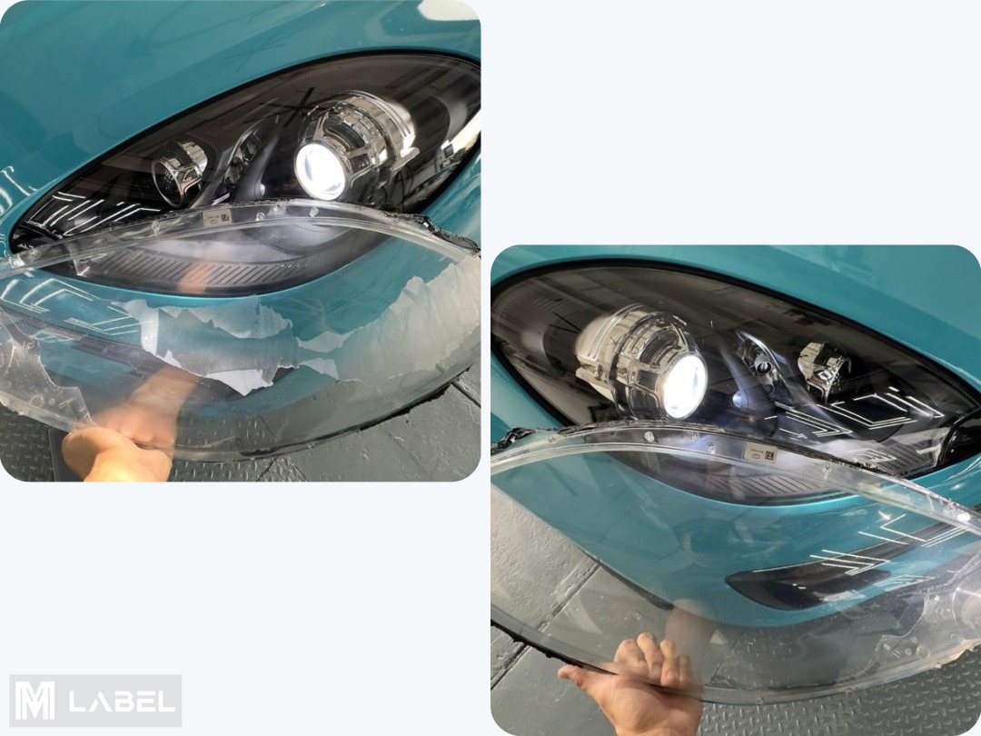 Porsche Macan New Headlight Lens Cover, Car Accessories, Car